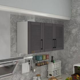 Kenzlife Mandalina 60 Gri Mod 2 60x120x32 Mebran Kapak Suntalam Gövde Hazır Mutfak Dolabı