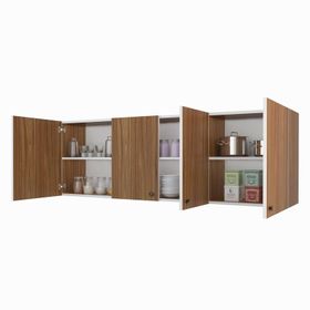 Kenzlife Marina Ceviz 60x150x32 cm Mutfak ve Banyo Dolabı