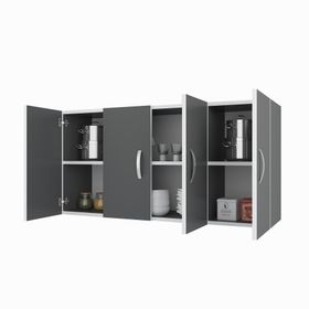 Kenzlife Merlanda Gri 60x120x32 cm Mutfak ve Banyo Dolabı