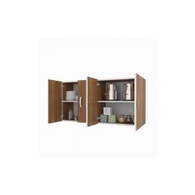 Kenzlife Merta Ceviz 60x120x32 cm Mutfak ve Banyo Dolabı