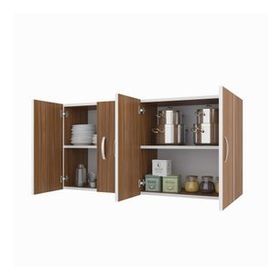 Kenzlife Merta Ceviz 60x120x32 cm Mutfak ve Banyo Dolabı