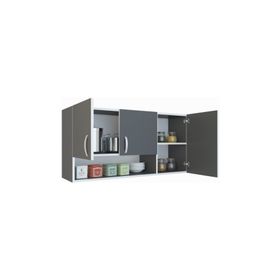 Kenzlife Mirena Gri 60x120x32 cm Mutfak ve Banyo Dolabı
