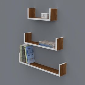 Kenzlife Müjgan 012*060-045-030*20 Cvz Duvar Rafı Kitaplık