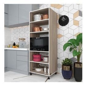 Kenzlife Müzeyyen 180x65x50 cm Fırın Kiler Mutfak Dolabı