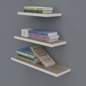 Kenzlife Nadire 000*050-040-030*20 Crd Duvar Rafı Kitaplık