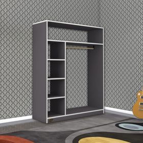 Kenzlife Necmettin 150*120*40 Gri Gardrop