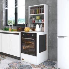 Kenzlife Nevgece Beyaz 165x60x56 Mutfak Dolabı