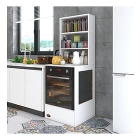 Kenzlife Nevgece Beyaz 165x60x56 Mutfak Dolabı