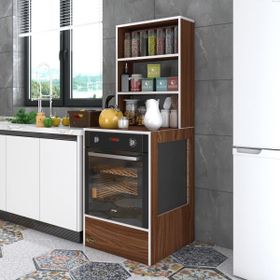 Kenzlife Nevgece Ceviz 165x60x56 Mutfak Dolabı