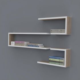 Kenzlife Nevres 060*100*20 Crd Duvar Rafı Kitaplık