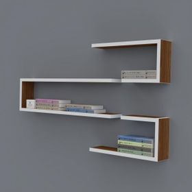 Kenzlife Nevres 060*100*20 Cvz Duvar Rafı Kitaplık