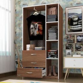 Kenzlife Ökkeş 175*90*40 Cvz 3 Çekmeceli Gardrop