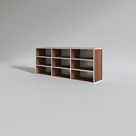 Kenzlife Orela 60x150x22 cm Kapaksız Raflı Ceviz Hazır Mutfak Banyo Dolabı