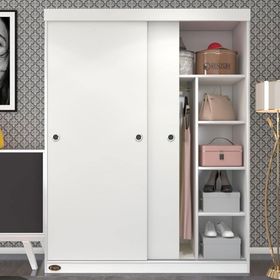 Kenzlife Papatya Sürgülü Kapaklı 140 cm Gardrop