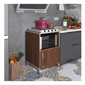 Kenzlife Revbahar Ceviz 85x60x56 cm Mutfak Dolabı