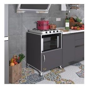 Kenzlife Revbahar Gri 85x60x56 cm Mutfak Dolabı