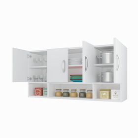 Kenzlife Severus Beyaz 60x120x32 CM Mutfak ve Banyo Dolabı