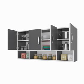 Kenzlife Severus Gri 60x120x32 cm Mutfak ve Banyo Dolabı