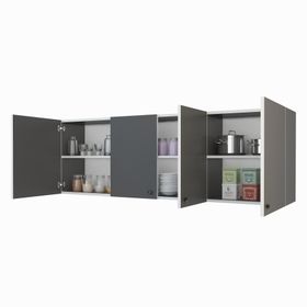 Kenzlife Silvanus Gri 60x180x32 cm Mutfak ve Banyo Dolabı
