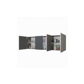 Kenzlife Silvanus Gri 60x180x32 cm Mutfak ve Banyo Dolabı