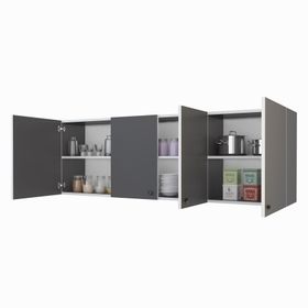 Kenzlife Silvanus Gri 60x180x32 cm Mutfak ve Banyo Dolabı