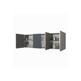 Kenzlife Silvanus Gri 60x180x32 cm Mutfak ve Banyo Dolabı