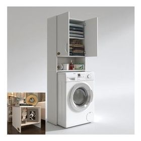 Kenzlife Sinem Çamaşır Makinesi Banyo Dolabı