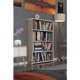 Kenzlife Süper Ga 120x80x19 cm 4 Katlı Tek Bölme Cordoba Kitaplık