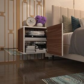Kenzlife Susanin Ceviz 39x39x20 Banyo Dolabı