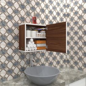 Kenzlife Susanin Ceviz 39x39x20 Banyo Dolabı