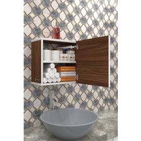 Kenzlife Susanin Ceviz 39x39x20 Banyo Dolabı