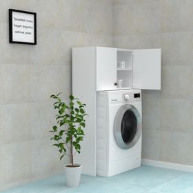 Kenzlife Svetlana Çamaşır-Kurutma Makinesi Banyo Dolabı