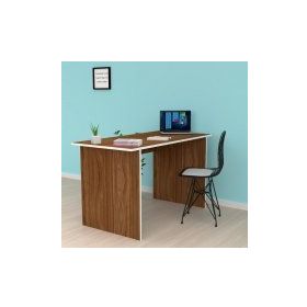 Kenzlife Tamiko Ceviz 75x100x80 cm Ofis Masası