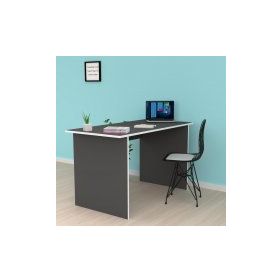 Kenzlife Tamiko Gri 75x170x60 cm Ofis Masası