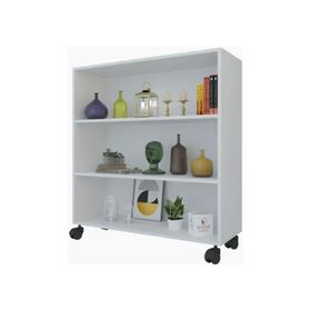 Kenzlife Tuğçe Beyaz 108x90x20 cm Kitaplık