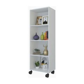 Kenzlife Tuğçe Beyaz 128x60x20 cm Kitaplık