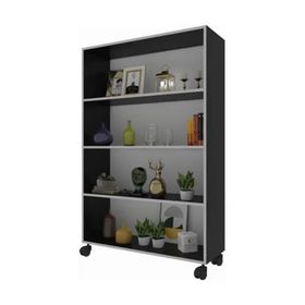 Kenzlife Tuğçe Gri 188x90x20 cm Kitaplık