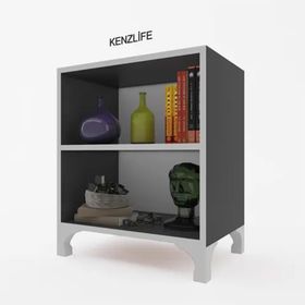 Kenzlife Tuğçe Gri 48x30x20 cm Kitaplık