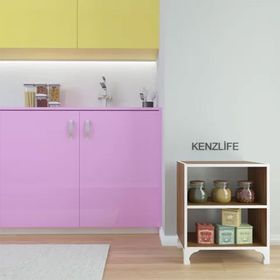 Kenzlife Tuğçe Gri 48x40x20 cm Kitaplık