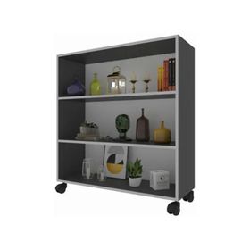 Kenzlife Tuğçe Gri 88x90x20 cm Kitaplık