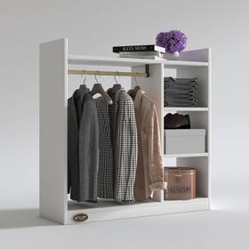 Kenzlife Turabi 090*090*30 Byz MB.GDL.04.01.01.01 Açık Giysi Dolabı