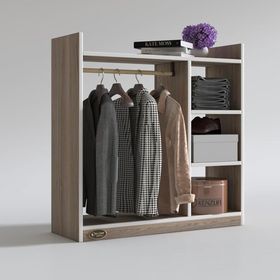 Kenzlife Turabi 090*090*30 Crd Açık Giysi Dolabı