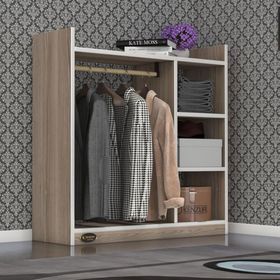 Kenzlife Turabi 090*090*30 Crd Açık Giysi Dolabı