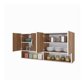 Kenzlife Vesper Ceviz 60x120x32 cm Mutfak Dolabı