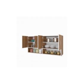 Kenzlife Vesper Ceviz 60x120x32 cm Mutfak Dolabı