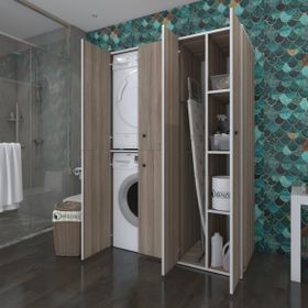 Kenzlife Yaromira Çamaşır-Kurutma Makinesi Banyo Dolabı