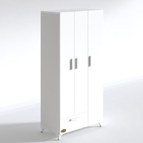 Kenzlife Yasemin 3 Kapaklı Kapılı Çekmeceli 168x80x42 Gardrop