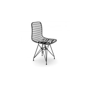 Kenzlife Zebra Desenli Tel Sandalye