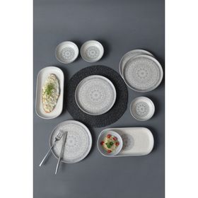 Keramika 10 Parça 4 Kişilik Stone Kahvaltı Takımı