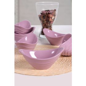 Keramika 16 cm 6 Adet Gondol Violet Çerezlik